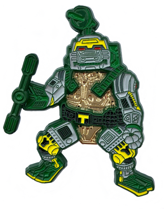 TMNT Metalhead Action Figure Enamel Pin